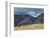 Cowboys and Cowgirls Riding along the Hills of the Big Horn Mountains-Terry Eggers-Framed Premium Photographic Print