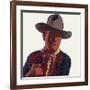 Cowboys and Indians: John Wayne, c.1986-Andy Warhol-Framed Giclee Print