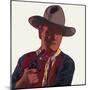 Cowboys and Indians: John Wayne, c.1986-Andy Warhol-Mounted Giclee Print