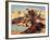 Cowboys and Indians-Stanley L. Wood-Framed Giclee Print