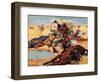 Cowboys and Indians-Stanley L. Wood-Framed Giclee Print