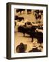 Cowboys at Indoor Rodeo, Fort Worth, Texas, USA-Walter Bibikow-Framed Photographic Print