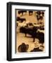 Cowboys at Indoor Rodeo, Fort Worth, Texas, USA-Walter Bibikow-Framed Photographic Print