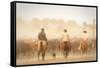 Cowboys Best Friend-Dan Ballard-Framed Stretched Canvas