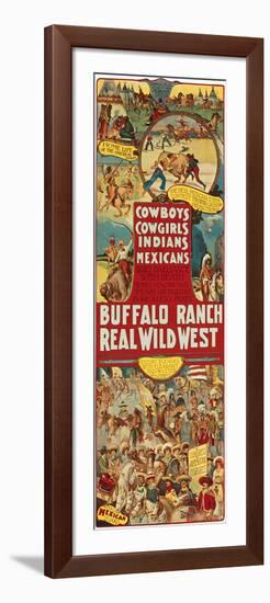 Cowboys, Cowgirls, Indians-null-Framed Art Print