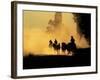 Cowboys Driving Wild Horses, Burns, Oregon, USA-Steve Terrill-Framed Photographic Print