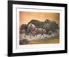 Cowboys Duet Home on the Range-Rockwell Smith-Framed Collectable Print