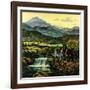 "Cowboys Fishing in Stream,"June 1, 1950-Peter Hurd-Framed Giclee Print