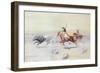 Cowboys from the Bar Triangle, 1904-Charles Marion Russell-Framed Giclee Print