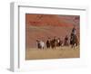 Cowboys Herding Horses in the Big Horn Mountains, Shell, Wyoming, USA-Joe Restuccia III-Framed Photographic Print