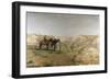 Cowboys in the Badlands, c.1887-Thomas Cowperthwait Eakins-Framed Giclee Print