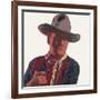 Cowboys & Indians: John Wayne, 1986-Andy Warhol-Framed Art Print