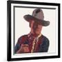 Cowboys & Indians: John Wayne, 1986-Andy Warhol-Framed Art Print