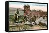 Cowboys Kitchen, the Chuck Wagon-null-Framed Stretched Canvas