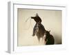 Cowboys Lassoing on the Range-DLILLC-Framed Premium Photographic Print