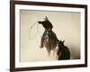 Cowboys Lassoing on the Range-DLILLC-Framed Photographic Print