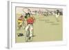 Cowboys on Bicycles-null-Framed Art Print