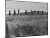 Cowboys on Long Cattle Drive from S. Dakota to Nebraska-Grey Villet-Mounted Photographic Print