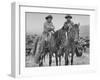 Cowboys on Parker Ranch Posing for Photograph-null-Framed Photographic Print
