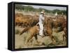 Cowboys on the King Range, TX-Eliot Elisofon-Framed Stretched Canvas