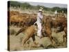 Cowboys on the King Range, TX-Eliot Elisofon-Stretched Canvas