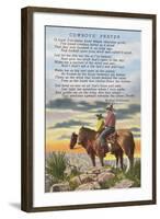 Cowboys' Prayer-null-Framed Art Print