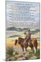 Cowboys' Prayer-null-Mounted Art Print
