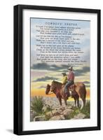 Cowboys' Prayer-null-Framed Art Print