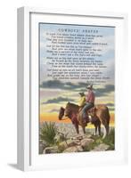 Cowboys' Prayer-null-Framed Art Print