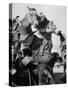 Cowboys Taking a Break During Cattle Drive to Virginia City-Ralph Crane-Stretched Canvas