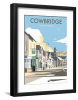 Cowbridge - Dave Thompson Contemporary Travel Print-Dave Thompson-Framed Art Print