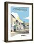 Cowbridge - Dave Thompson Contemporary Travel Print-Dave Thompson-Framed Art Print