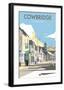 Cowbridge - Dave Thompson Contemporary Travel Print-Dave Thompson-Framed Giclee Print