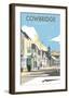 Cowbridge - Dave Thompson Contemporary Travel Print-Dave Thompson-Framed Giclee Print