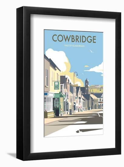 Cowbridge - Dave Thompson Contemporary Travel Print-Dave Thompson-Framed Giclee Print