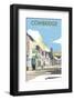 Cowbridge - Dave Thompson Contemporary Travel Print-Dave Thompson-Framed Giclee Print