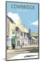 Cowbridge - Dave Thompson Contemporary Travel Print-Dave Thompson-Mounted Giclee Print