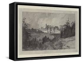 Cowdray Park, the Seat of the Earl of Egmont-Charles Auguste Loye-Framed Stretched Canvas
