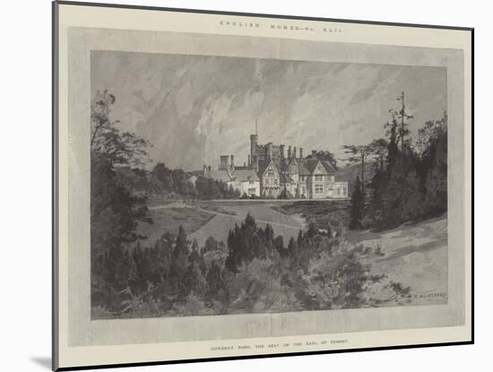 Cowdray Park, the Seat of the Earl of Egmont-Charles Auguste Loye-Mounted Giclee Print
