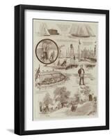 Cowes' Race Week-Sydney Prior Hall-Framed Giclee Print