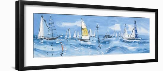 Cowes Week II-Alan Halliday-Framed Giclee Print