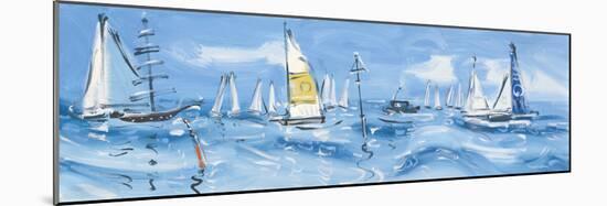 Cowes Week II-Alan Halliday-Mounted Giclee Print