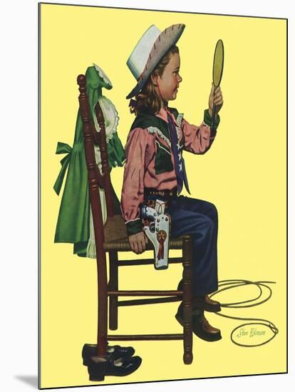 Cowgirl, 1951-Stan Ekman-Mounted Giclee Print