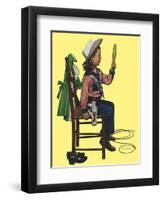 Cowgirl, 1951-Stan Ekman-Framed Giclee Print