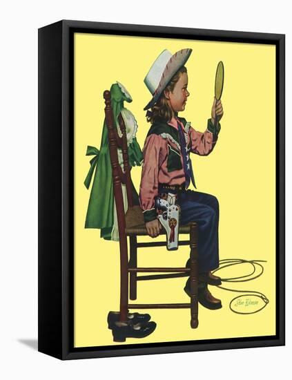 Cowgirl, 1951-Stan Ekman-Framed Stretched Canvas