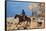 Cowgirl and Her Dogs-Terry Eggers-Framed Stretched Canvas