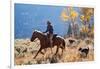 Cowgirl and Her Dogs-Terry Eggers-Framed Photographic Print