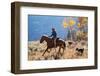 Cowgirl and Her Dogs-Terry Eggers-Framed Photographic Print