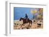 Cowgirl and Her Dogs-Terry Eggers-Framed Photographic Print