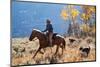 Cowgirl and Her Dogs-Terry Eggers-Mounted Photographic Print